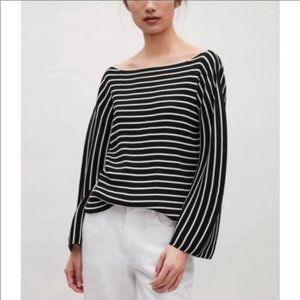 COS striped ribbed  top